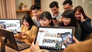 다양한 기기에서 카지노커뮤니티를 이용하는 사용자들