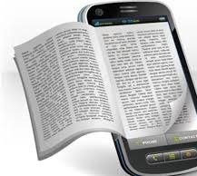mobile library app interface