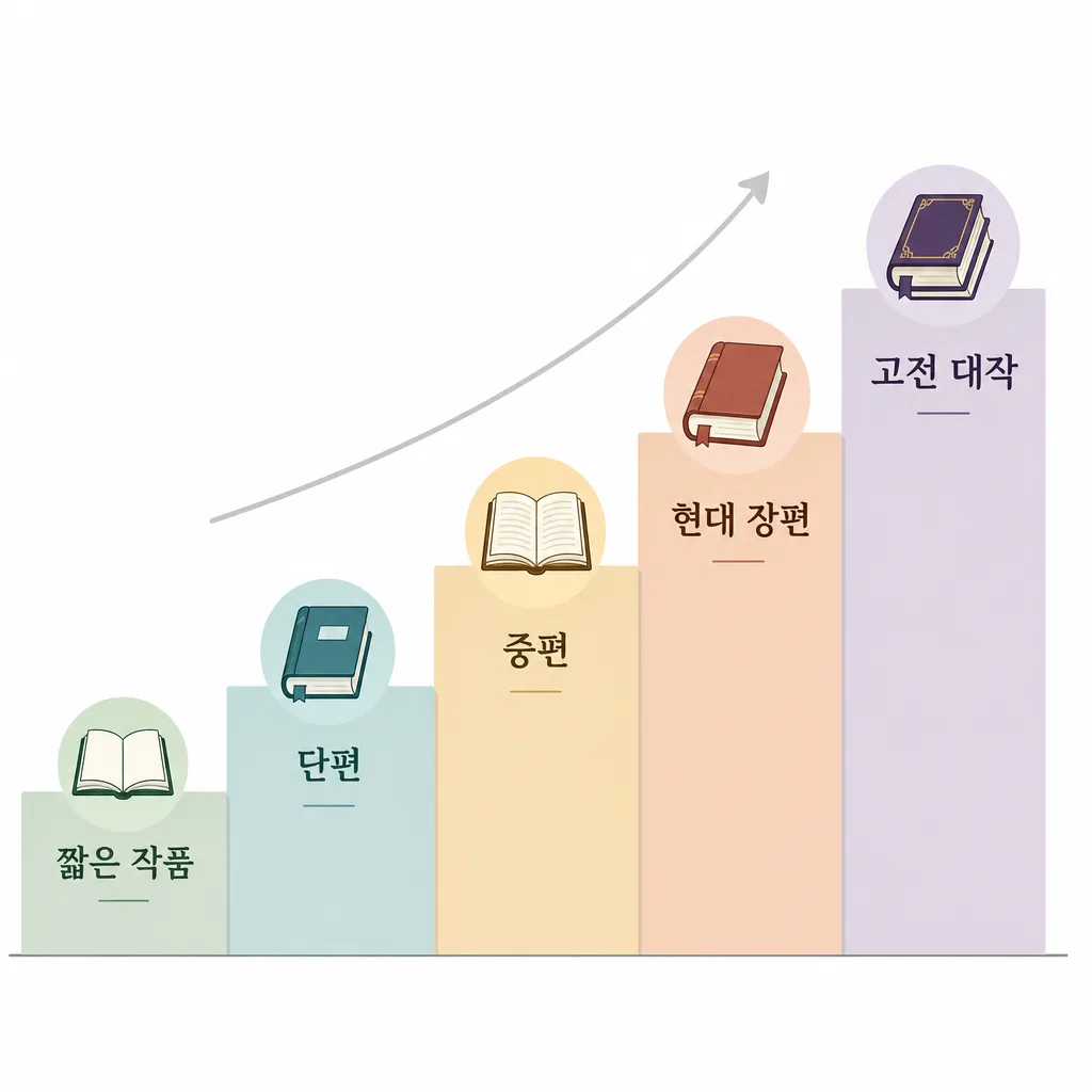 번역 문학 입문 추천 작품 읽는 순서 다이어그램